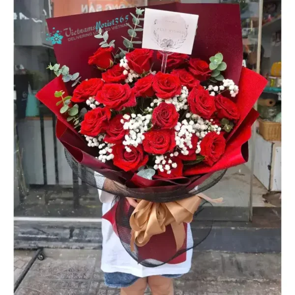 20 RED ROSES - Image 2